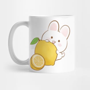Squeeze the day Lemon Bunny Mug